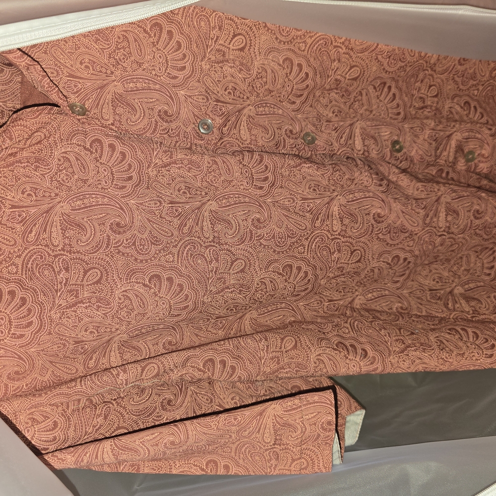 Paisley Patterned Dress Shirt